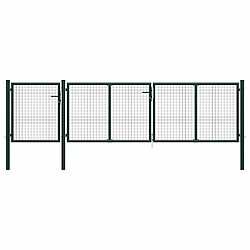 vidaXL Portail de jardin - Vert