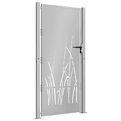 Avis vidaXL Portail de jardin acier corten - 105x205 cm