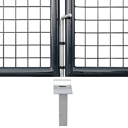 Acheter vidaXL Portail maille jardin - Acier galvanisé - 415 x 225 cm