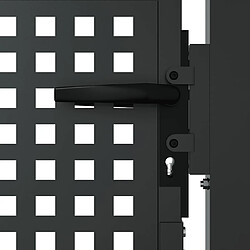 Acheter vidaXL Portail de jardin anthracite 105x250 cm