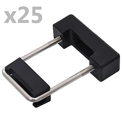 Vidaxl Connecteurs en U 60x40 mm
