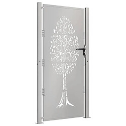 Avis vidaXL Portail de jardin 105x205 cm - Acier corten