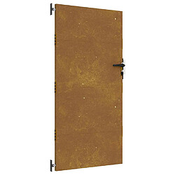 vidaXL Portail de jardin acier corten 85 x 200 cm