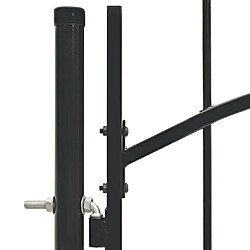 Acheter vidaXL Portail de jardin Acier 1x1,5 m - Noir