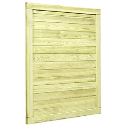 Acheter vidaXL Portail de jardin pin 125x100 cm