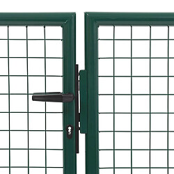 Avis vidaXL Portillon 350x100 cm Vert