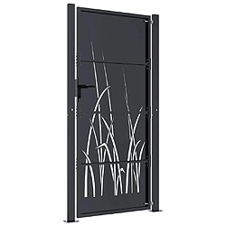Acheter vidaXL Portail anthracite 105x205 cm acier