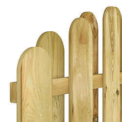 Acheter vidaXL Portail de jardin 100x150 cm - Pin imprégné