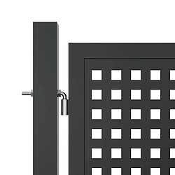 Acheter vidaXL Portail 400x125 cm Anthracite
