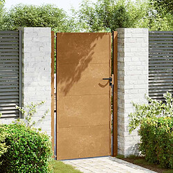 Avis vidaXL Portail de jardin 105x205 cm - Acier corten