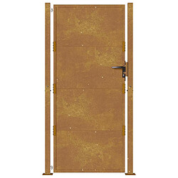 Acheter vidaXL Portail de jardin 105x205 cm - Acier corten