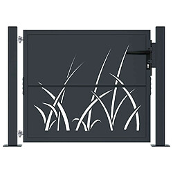 Avis VIDAXL Portail de jardin - Anthracite