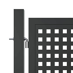Acheter vidaXL Portail jardin - Acier - 300 x 125 cm - Anthracite