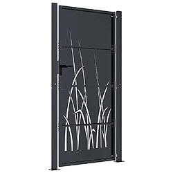 Acheter vidaXL Portail de jardin - Acier - 105 x 180 cm - Anthracite