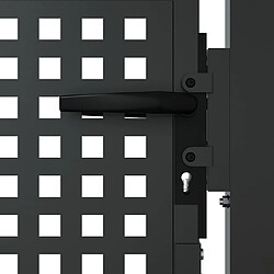 Acheter vidaXL Portail jardin anthracite 105x200 cm - Acier