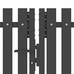 Acheter vidaXL Portail clôture jardin acier 4x2,25 m Anthracite