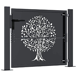 Acheter vidaXL Portail de jardin - Acier - 105 x 105 cm