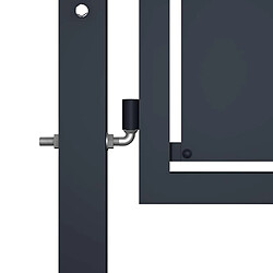 Avis vidaXL Portail 350x100 cm Anthracite