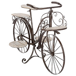 Atmosphera, Createur D'Interieur Atmosphera Vélo bois porte plantes - Naturel