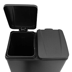 Acheter Monstershop Poubelle Double - 60 L - Noire