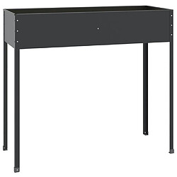 vidaXL Jardinière Anthracite 100,5x40,5x90 cm