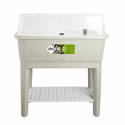 Elho Pot Gris Plastique - Grand Format