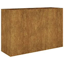 vidaXL Lit surélevé de jardin acier corten