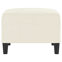 Acheter vidaXL Repose-pied - 70x55x41 cm - Crème