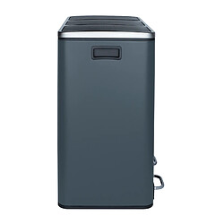 Acheter Les Collectors Poubelle de tri à pédale 3 x 18 L, dark grey edition - N°984