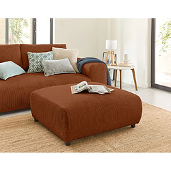 Lisa design Pouf modulable - terracotta