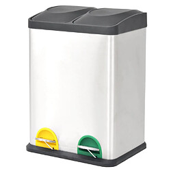 vidaXL Poubelle de recyclage - 36 L