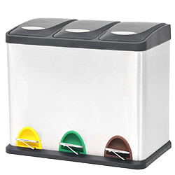 VidaXL Poubelle de Tri