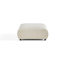 Avis Lisa design pouf velours - Beige
