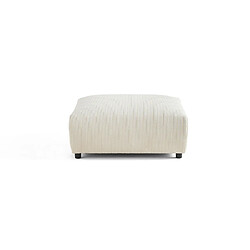Lisa design pouf velours - Beige pas cher
