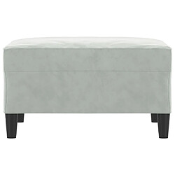Avis vidaXL Repose-pied - 70x55x41 cm - Gris clair