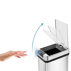 Poubelle automatique 50l inox - BAT-D750 - Parkside - KITCHEN MOVE pas cher