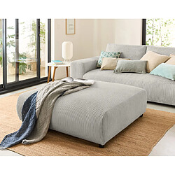 Lisa design pouf Garance - Gris clair