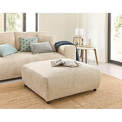 Lisa design pouf velours - Beige