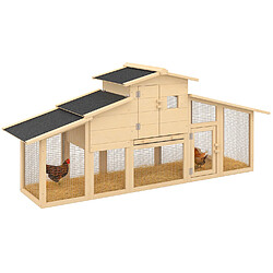 Idmarket MARKET Poulailler VIP avec pondoir XXL