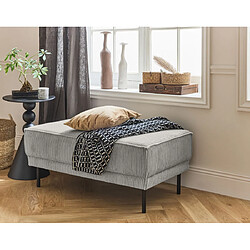 Lisa design pouf Charlie - gris clair