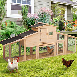 Idmarket MARKET Poulailler VIP avec pondoir XXL