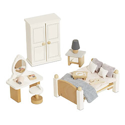 Le toy van Ensemble chambre poupée bois
