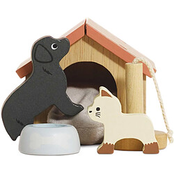 Le toy van set d’animaux de compagnie en bois