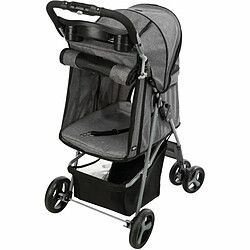 TRIXIE Poussette pliable - Gris
