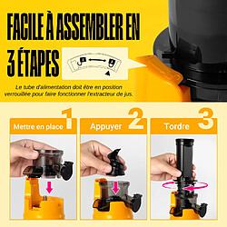 VENTRAY Essential Ginnie Presse-agrumes Compact Jaune pas cher