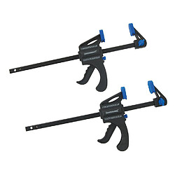 Silverline Mini presses rapides, lot de 2