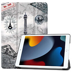Htdmobiles Étui Apple iPad 7/8/9 (10.2") - Tour Eiffel