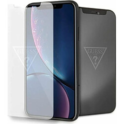 Guess Maroquinerie Guess iPhone XR Film protecteur - Verre trempé - Compatible iPhone XR - Transparent - Haute résistance