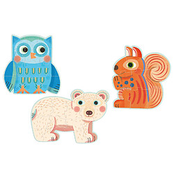 Djeco puzzle évolutif Primo Dans la Forêt