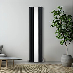 Monstershop Radiateur avec Miroir - Noir pas cher